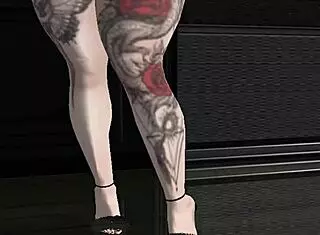 I watch this slut get hardfucked by monster black cock in IMVU, her big ass bouncing.