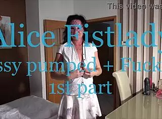 Huge pumped lips big tits gaping pussy prolapse