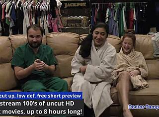 I Florida møter Dr. Tampa Jasmine Rose, en latina med langt hår og små 18+ pupper, for en natt med ydmykelse og doggystyle