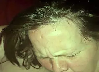 Milf enjoys sucking on cock suggestively