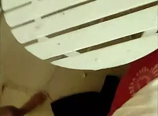 French Amateur in Leather Pants Gets Doggy Style Fucking