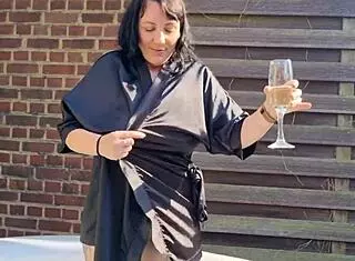 Mya lorenn gets fucked in her ass by her lucky neightbour