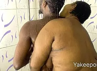 fucking her big ass in the bathroom!