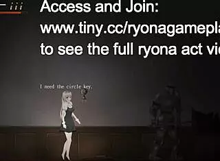 cute lady having sex with knight in ritual