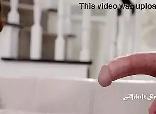 NERDY TEEN CRUSHES ON HUGE COCK!