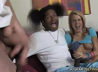 Aiden Aspen enjoys interracial cuckold sex with Shane Diesel's monster cock