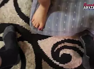 Busty Mature Redhead Autumn Squirts On The Couch And Sucks A Big Cock