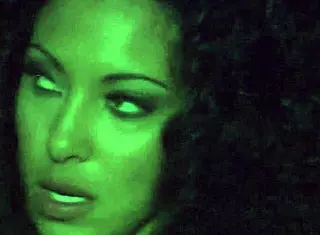 a milf fucked outdoor in the night