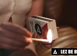 Power outage sparks hot wax lesbian romp for Sophia Locke and Casey Calvert.