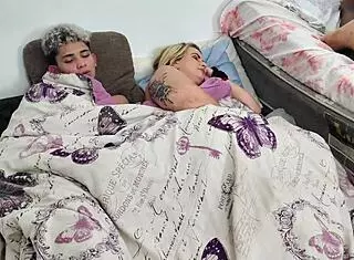 Stepmother replaces stepsister! Innocent guy fucks her hard?