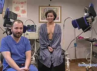 dr tampa gives rebel wyatt entrance physical 😏