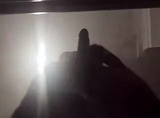 he will to bathroom masturbating