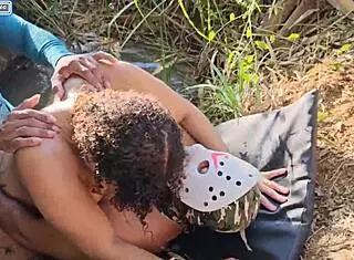 i watch machos bangin the slut in the forest first time