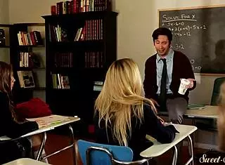 Passionate slutty stepsister rides cock with intense pleasure