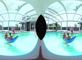 big tits foursome with pool anal?