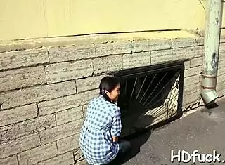 this hot seductress is sucking cock in pov, her blowjob is so wet and hardcore