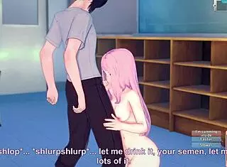 Sakura and Sasuke's after-class encounter