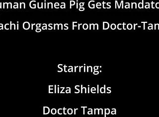 i'm the human guinea pig getting mandatory hitachi orgasms from the doctor