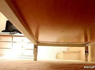 I saw Marica Hase fuck her pussy with a big dildo