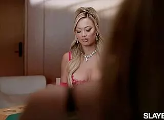 Slayed Insatiable Kazumi Eats Up Cookies Delicious Wet Pussy With Scissoring And Lingerie! 🍪💦