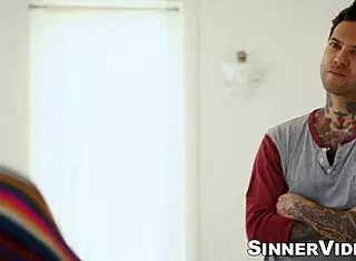 Boner stepbro licks hairy pussy in hot sex with stepsis jane wilde