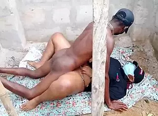 Hardcore fucking my stepbrother's long dick in security post all ways