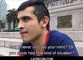 amateur straight latino gets fucked by gay guy for cash!