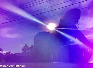 curvy seductive ms red x teases in leather lingerie 😏