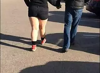 busted boyfriend catches me recording girlfriend masturbating and fingering outdoors with her chubby body