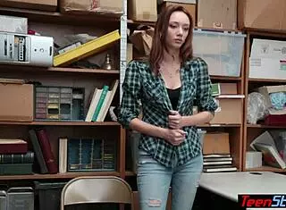 Redhead Teen Thief in Uniform