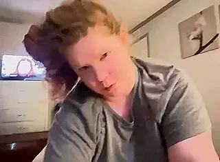 Deep throat that big white cock, I cum too