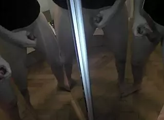 ONE MAN FACES 6 COCKS in MIRROR CUMSHOT