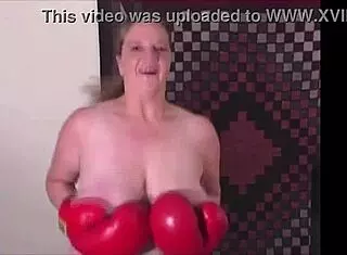 roxie milf bounces boobs