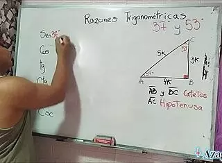 i am the student nerd with brown eyes getting sexual trigonometry lesson from asian teacher in bedroom