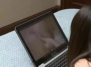 i finger and lick milana may's hairless pussy while facesitting.