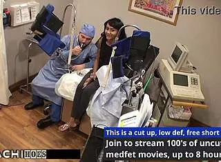 i'm the human guinea pig getting mandatory hitachi orgasms from the doctor