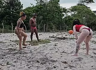 Playing Ball With Neighbor, We Lose Our Assholes 😏