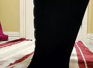 Chubby Fox Plays With Cum Lube Solo