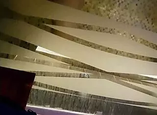 Redhead Babe Washes Small Waist In Bathroom