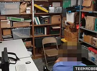 Cute Shy Teen 18+ Shoplifter Lilly Hall Gets Hard Doggystyle