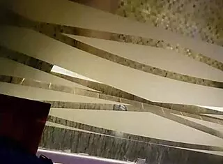 Redhead Babe Washes Small Waist In Bathroom