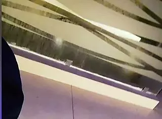 Redhead Babe Washes Small Waist In Bathroom