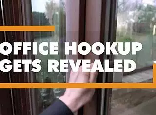 Horny Slut Wife Tiffany Rousso Fucks Two Dicks at Work!