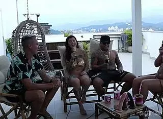 Couple Kobra Fucks Bruna Carlos In Bora Cast Part 2