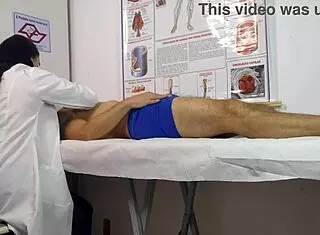 Cock rises for cute nurse!