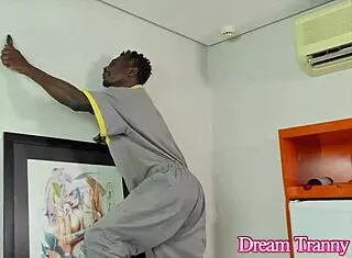 Tgirl Isa Lawrence Performs In Crossdressing Scene With BBC