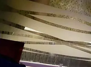 Redhead Babe Washes Small Waist In Bathroom