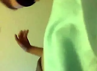 blindfolded old man in a subtle blowjob scene