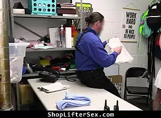 melanie marie learns shoplifting lesson from guard