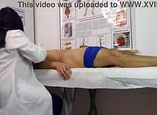 Cock rises for cute nurse!